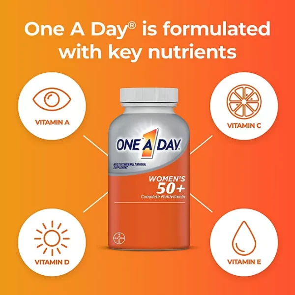 One A Day Women's 50+ Multivitamin Tablets 300 ct. - Image 3