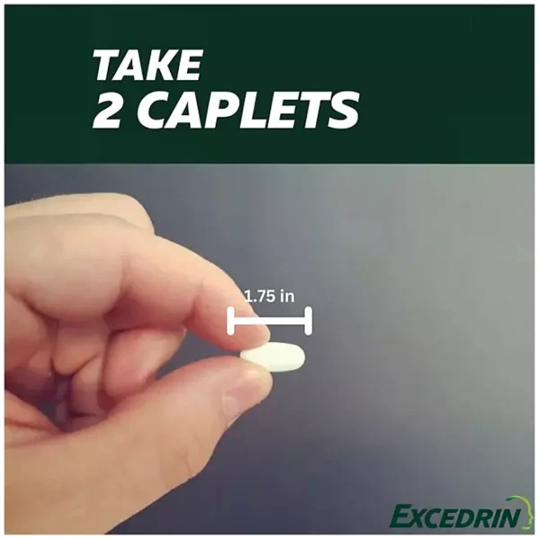 Excedrin Extra Strength Pain Reliever Caplets, 300 ct. - Image 4