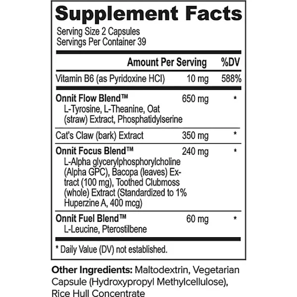 ONNIT Alpha BRAIN Premium Nootropic Brain Health Supplement, 78 ct. - Image 2
