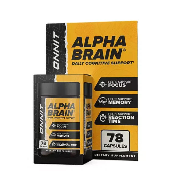 ONNIT Alpha BRAIN Premium Nootropic Brain Health Supplement, 78 ct. - Image 3
