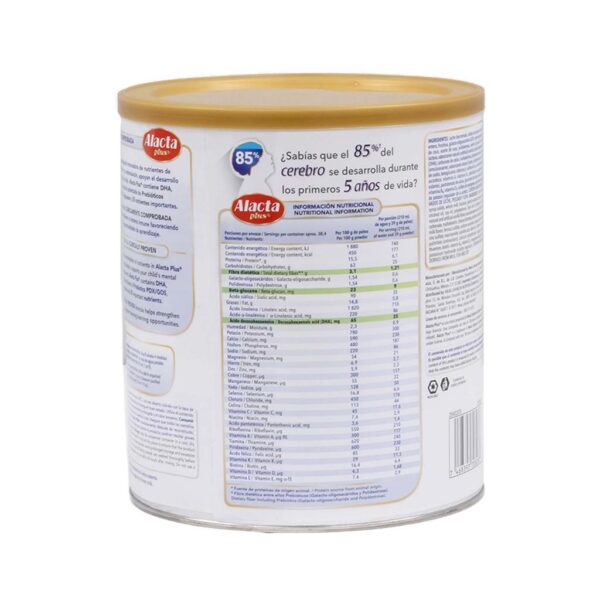 Alacta Plus Powdered Milk Vanulla 1500 g - Image 4