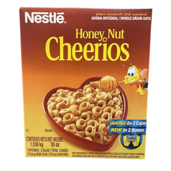 Nestle Honey Nut Cheerios 2 Units / 779 g / 27.5 oz
