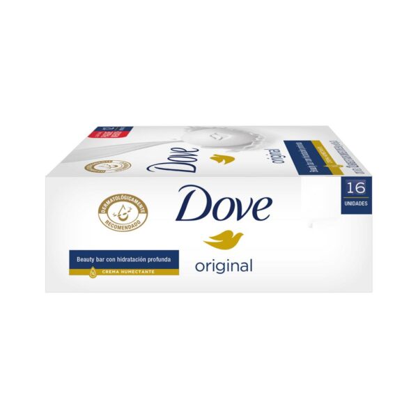 Dove Bath Soap Bar with Moisturizing Cream 16 Units / 106 g 13.75 oz - Image 3