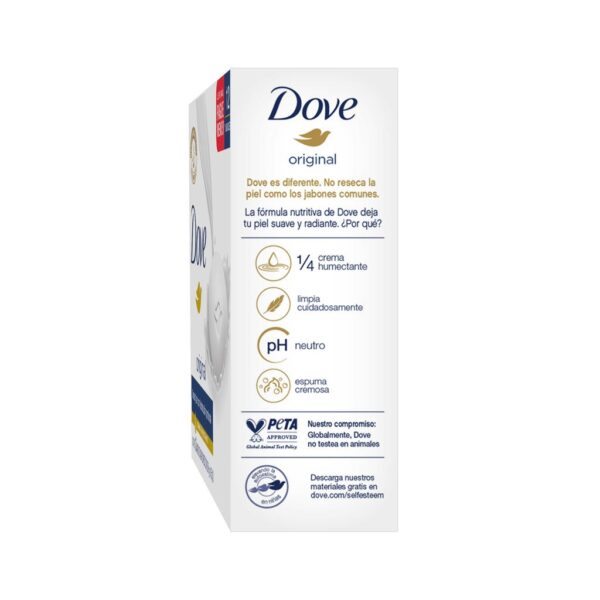 Dove Bath Soap Bar with Moisturizing Cream 16 Units / 106 g 13.75 oz - Image 4