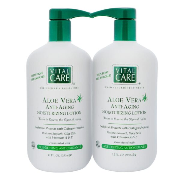 Vital Care Aloe Vera Anti-aging Moisturizing Lotion 2 Units / 950 mL / 32 oz